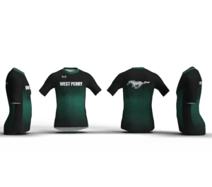 West Perry Mustangs Men's Compression Short Sleeve Shirt 2025