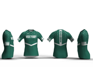 West Perry Mustangs Men's Compression Short Sleeve Shirt With Stars 2025