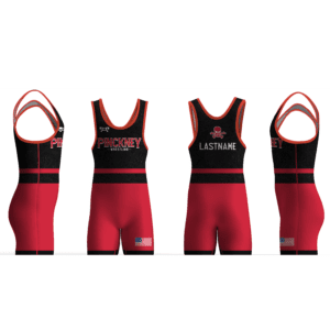 Pinckney Wrestling MI RED Men's Singlet