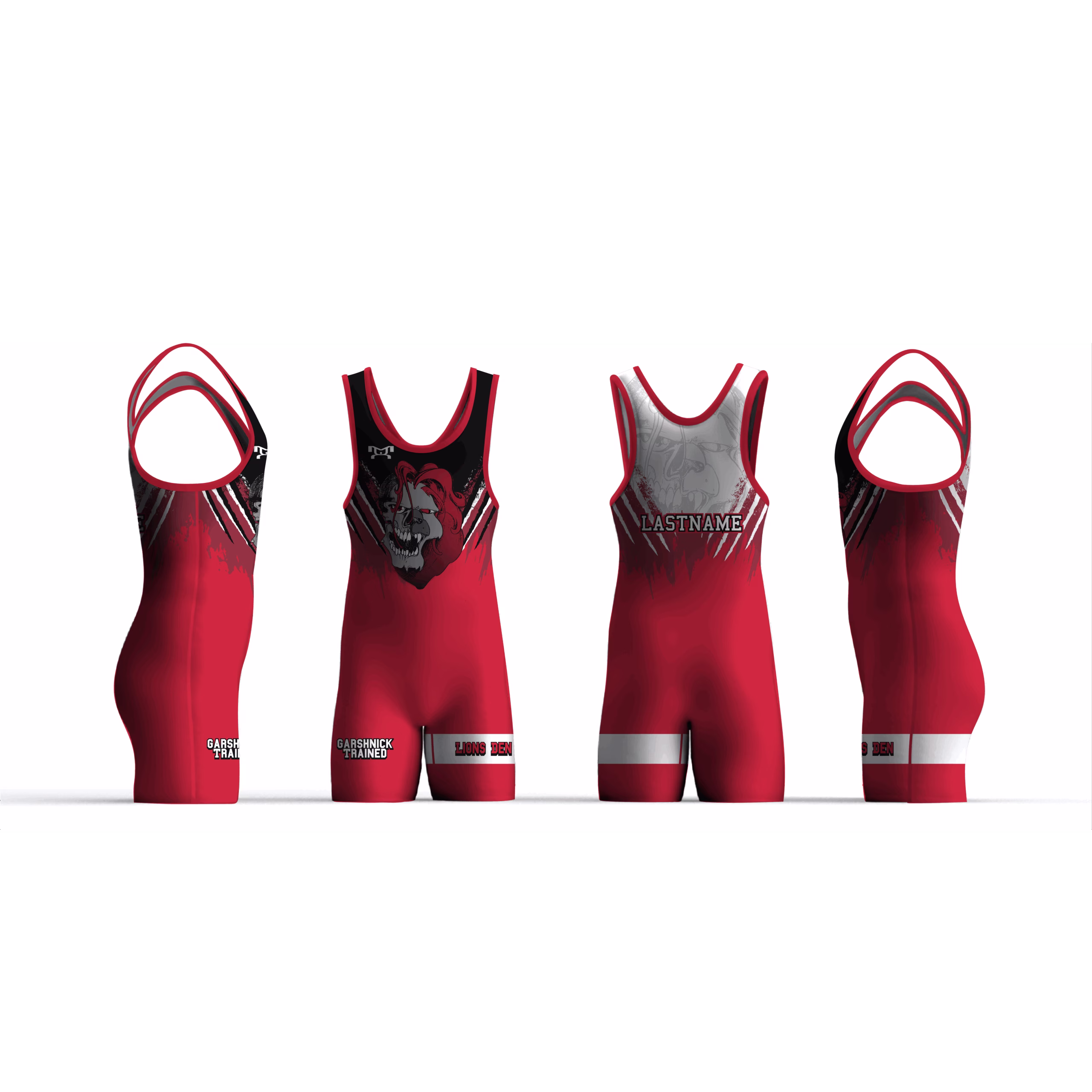 PA Lion's Den RED Men's Singlet 2025