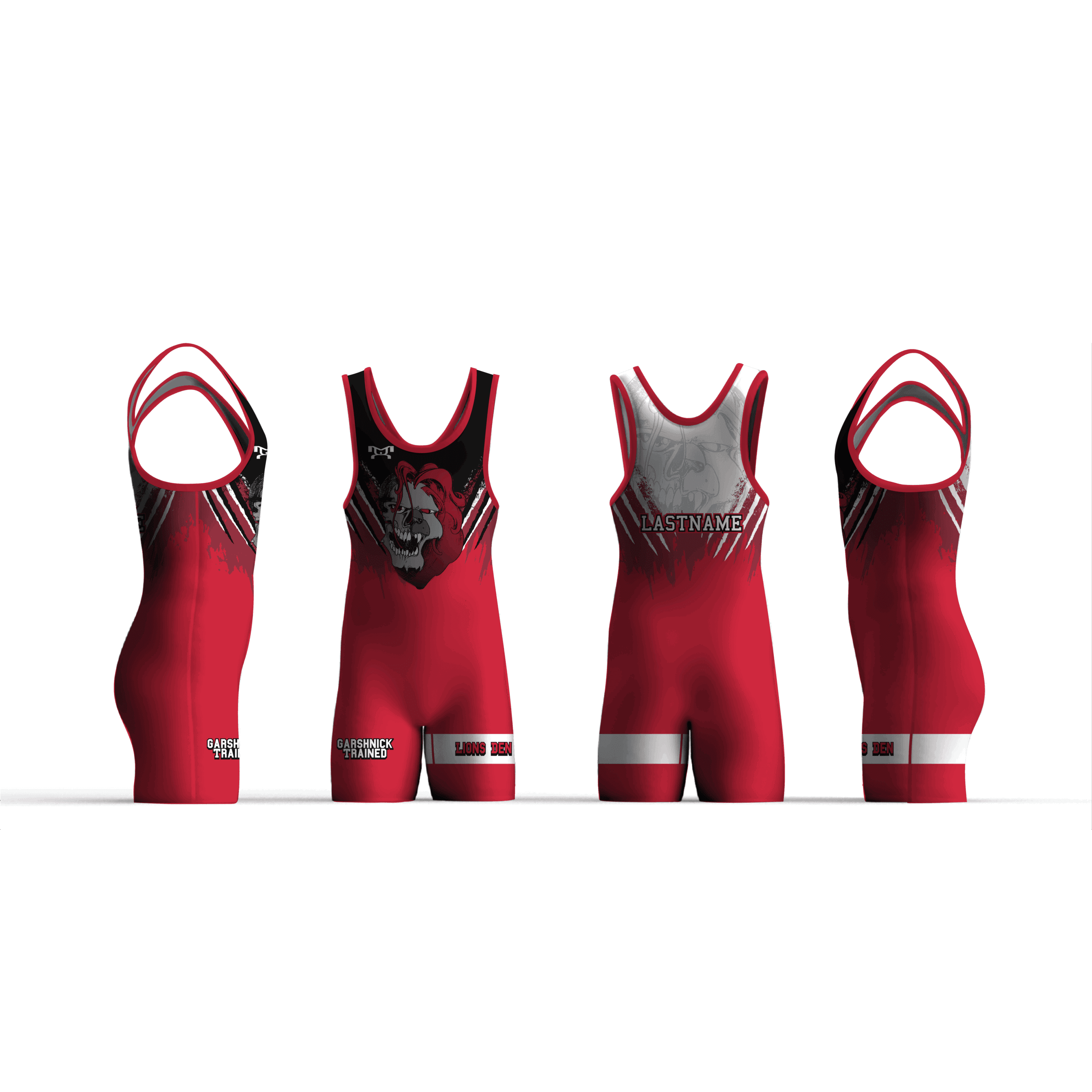 PA Lion's Den RED Men's Singlet 2025