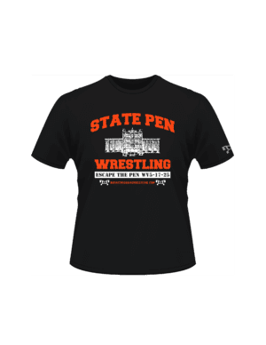 ESCAPE THE PEN Custom Black Heat Press T Shirt 2025