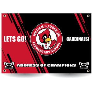 William F. Cooke Elementary Custom Team Banner