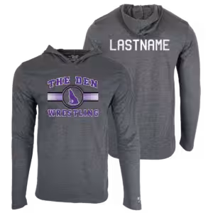 The Den Wrestling Club Custom Heat Press Long Sleeve Hoodie T-Shirt