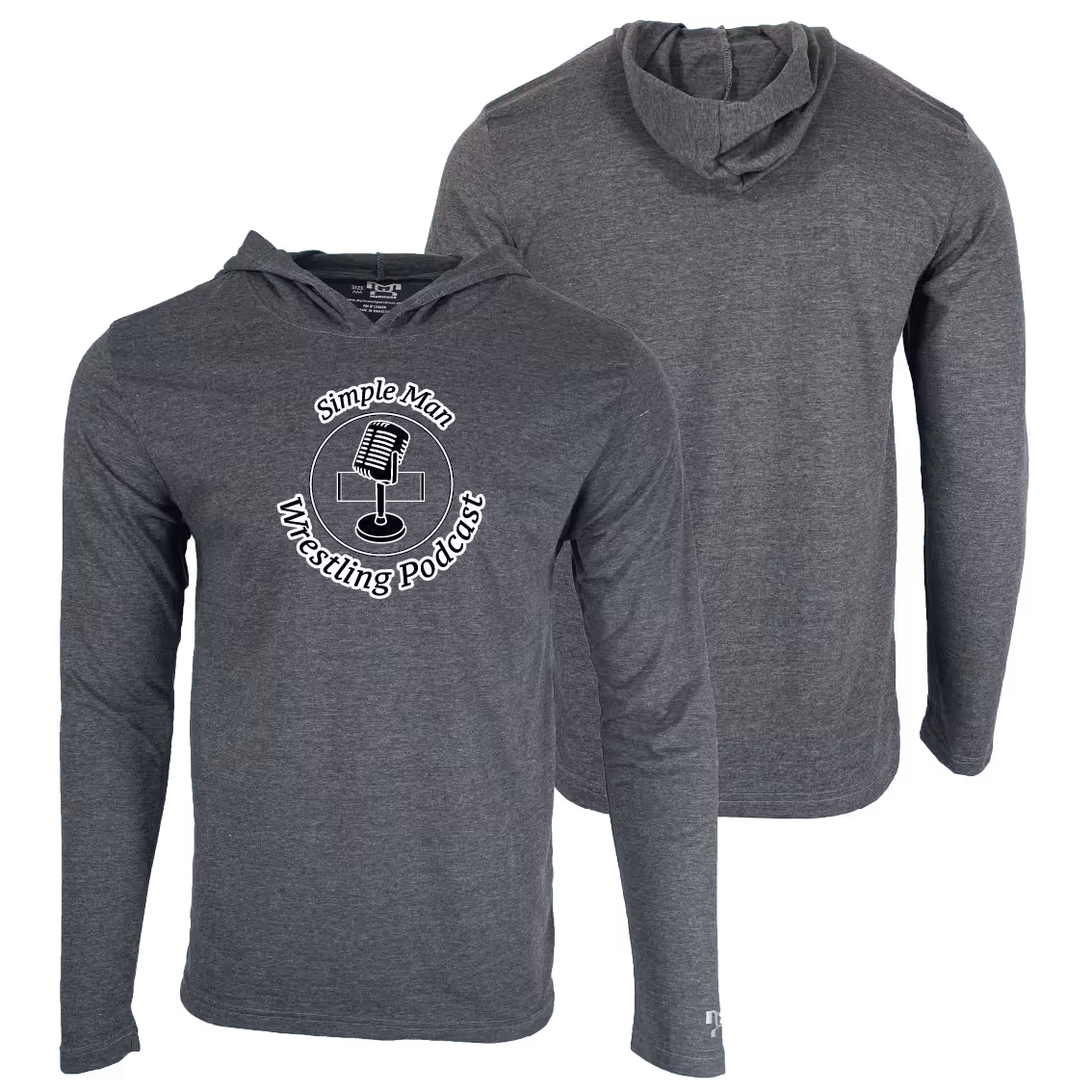 Simple Man Wrestling Podcast-CA-93311 Custom Heat Press Long Sleeve Hoodie T-Shirt