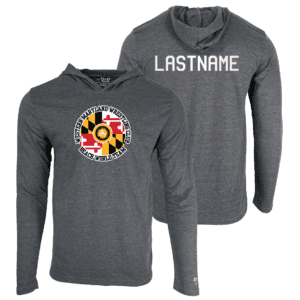 Western Maryland Wrestling Club Custom Heat Press Long Sleeve Hoodie T-Shirt