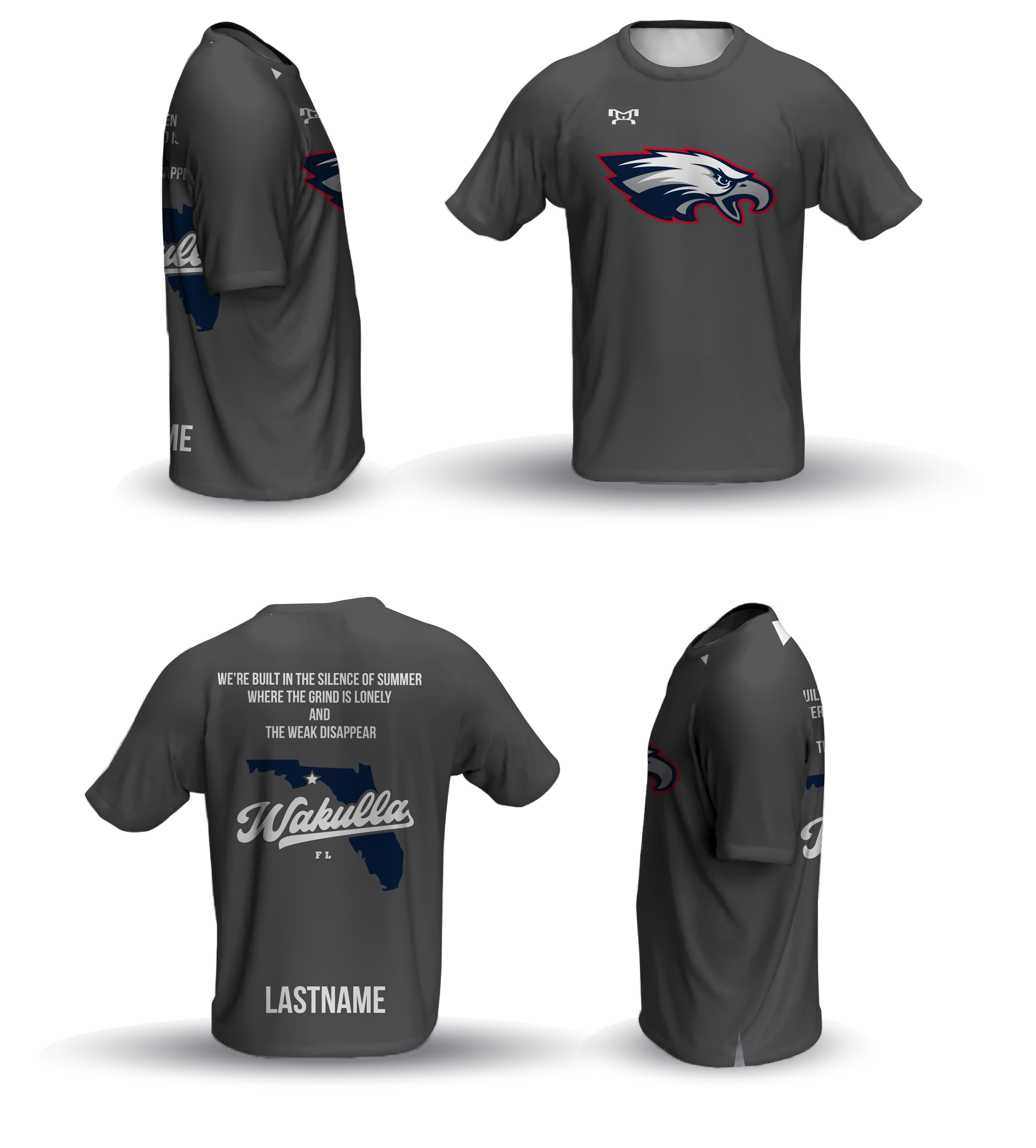 Wakulla Wrestling Loose Short Sleeve Dri-Fit