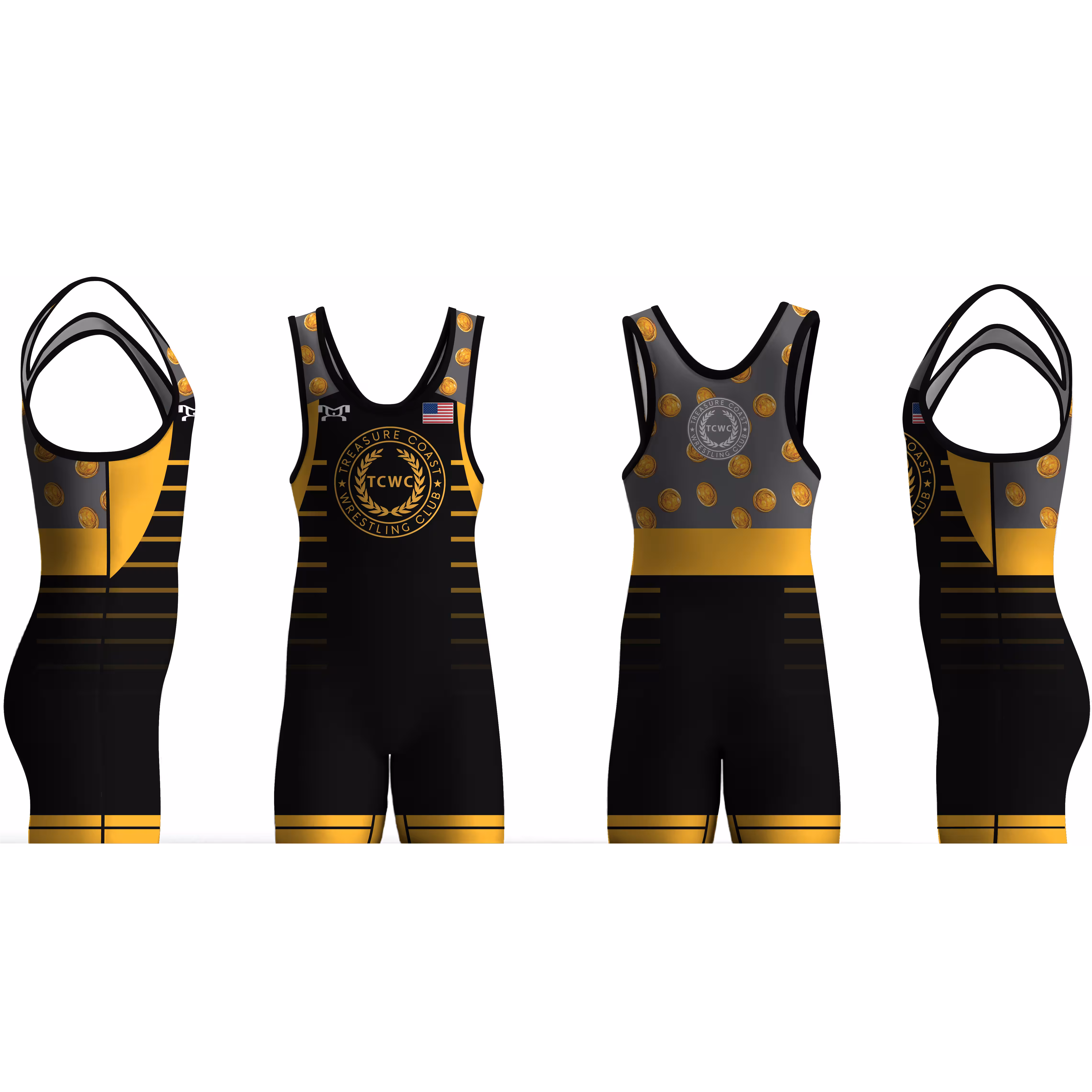 Treasure Coast Wrestling Club Men's Singlet