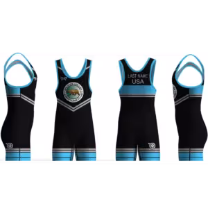 Salinas Valley Wrestling Club BLUE Men's Singlet