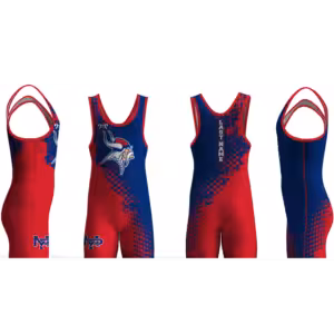 Mount Pleasant Junior Wrestling VIKING ON CHEST Men's Singlet