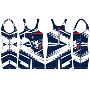 Beyer High School Blue Zig Zag Men's Singlet