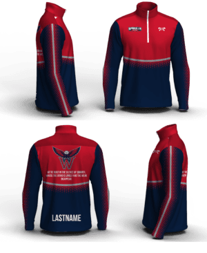 Wakulla Wrestling Men's Mid-Weight Custom Quarter Zip