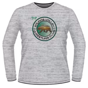Salinas Valley Wrestling Club Custom Sublimated Decal Long Sleeve