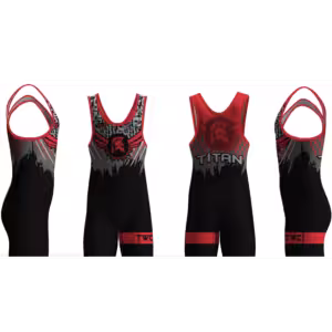 Titan Wrestling Club Black Men's Singlet 2025