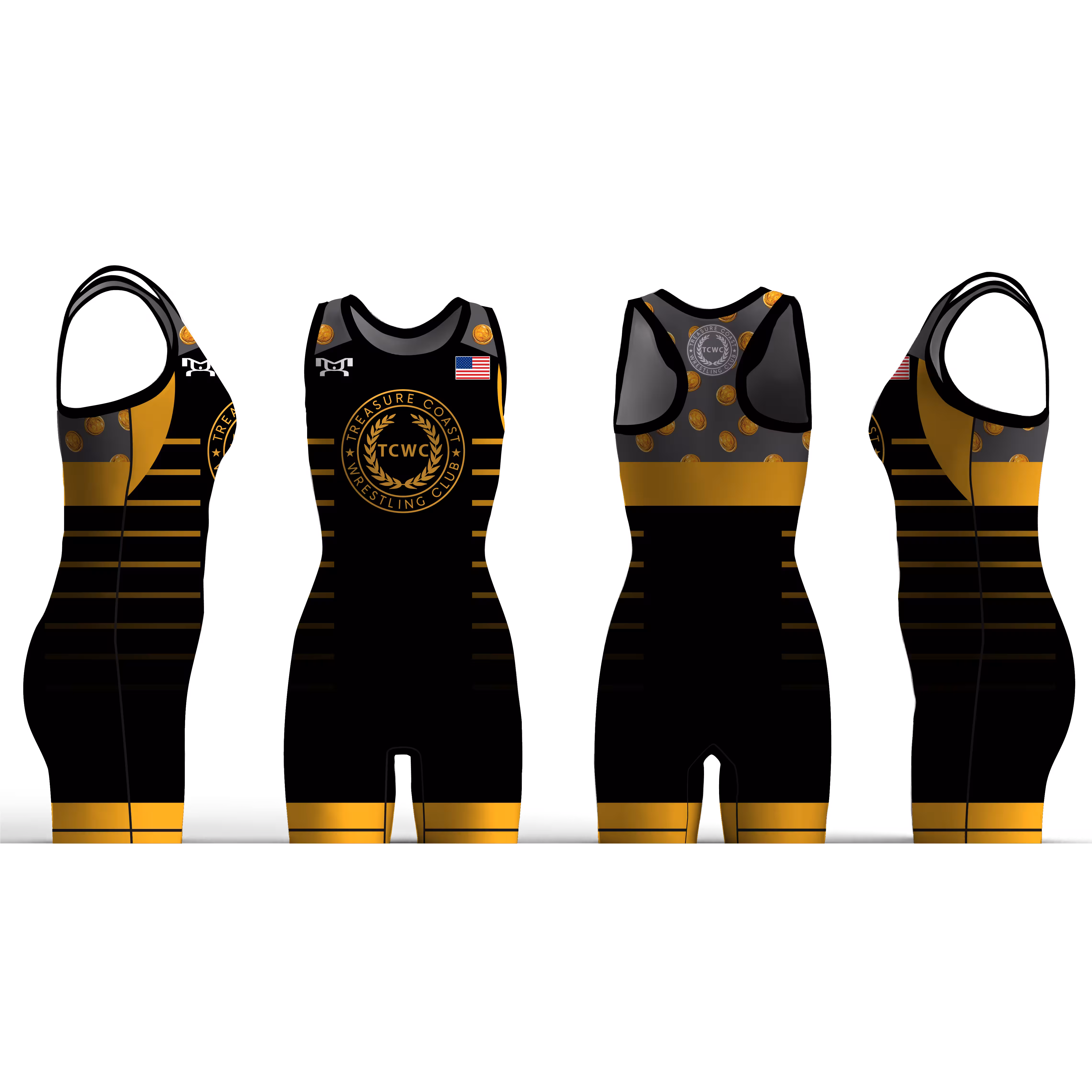 Treasure Coast Wrestling Club Women's Custom Singlet