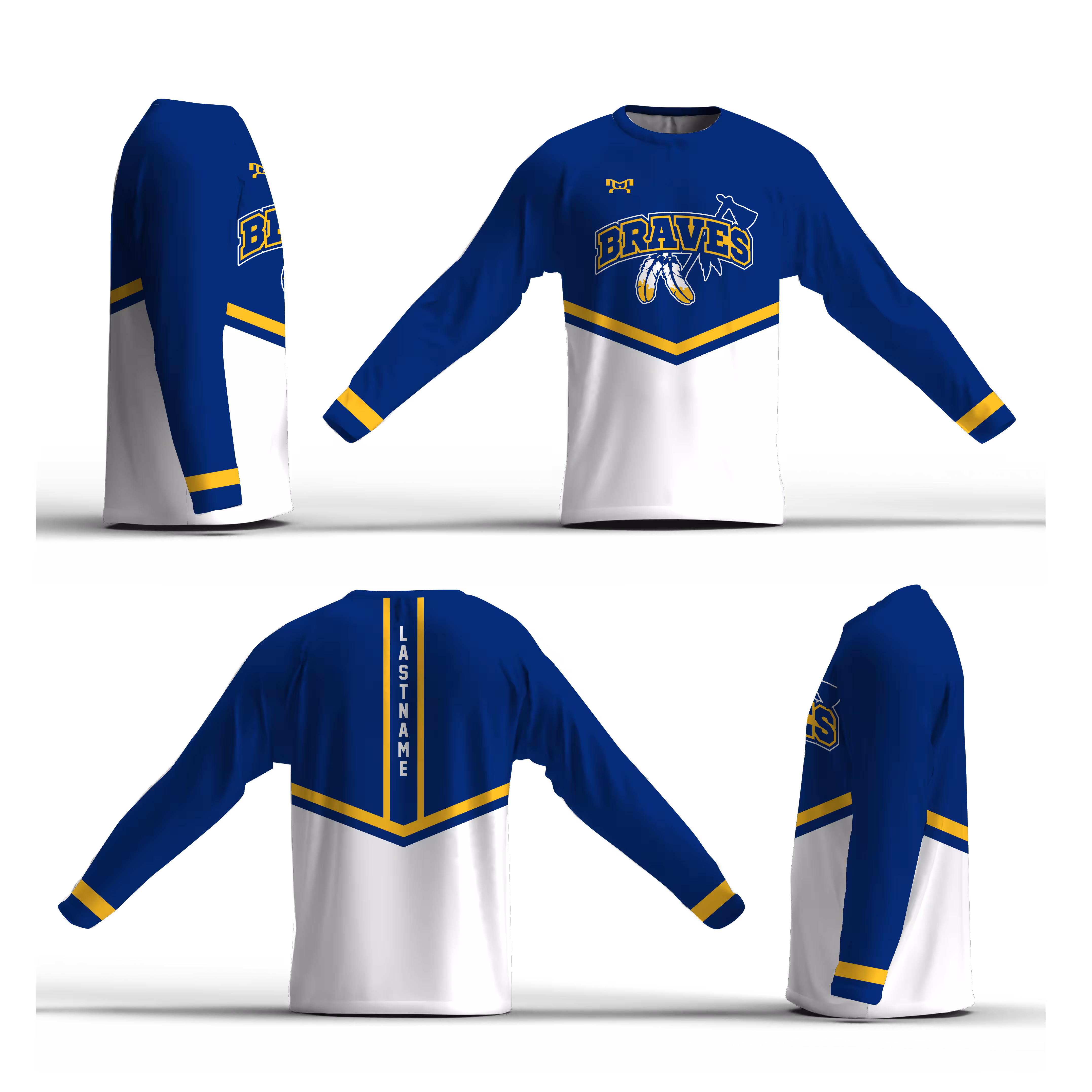 Braves Wrestling Club Loose Long Sleeve Dri-Fit