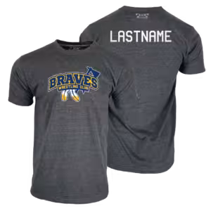 Braves Wrestling Club Custom Heat Press Short Sleeve T-Shirt