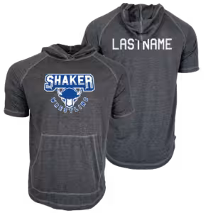 Shaker High School  Custom Heat Press Short Sleeve Hoodie T-Shirt