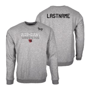 Warhawks Wrestling Club MyHOUSE Heat Press Challenger Crewneck