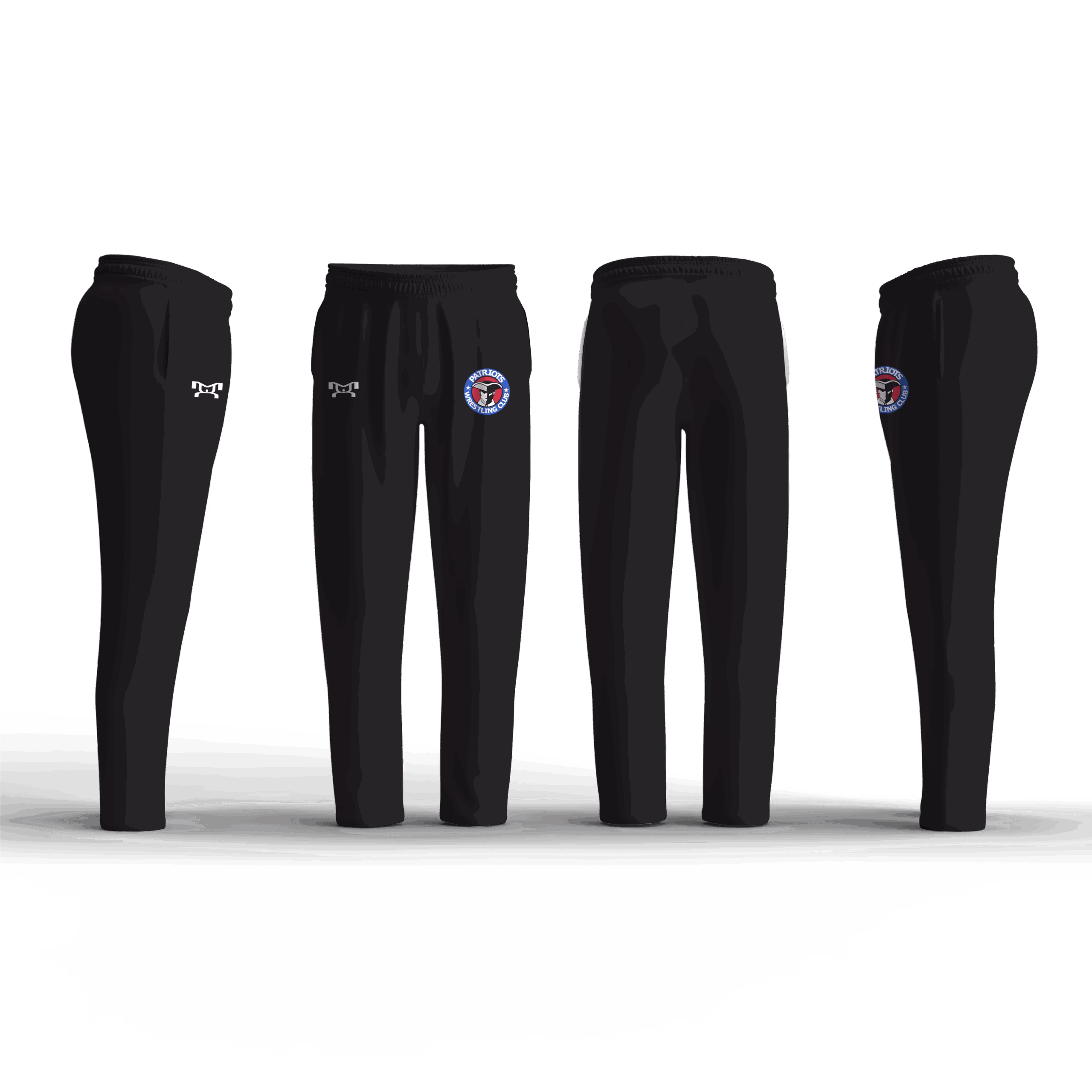 Patriots Wrestling Club Red Logo Elite Sublimated Tapered Pants 2025