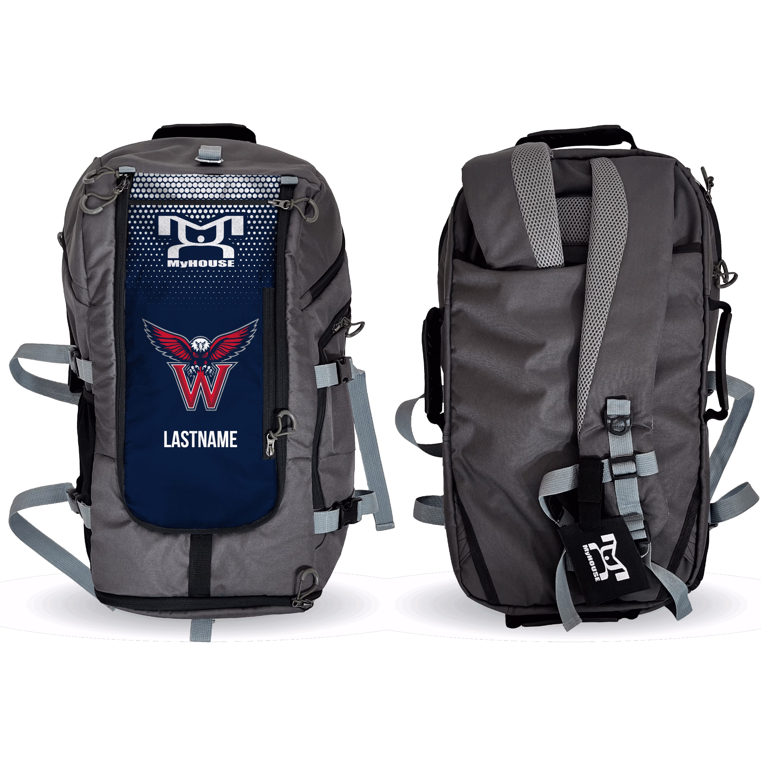 Wakulla Wrestling Hybrid Gear Bag (THIS WILL SHIP IN 6-8 WEEKS)