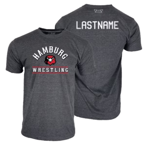 Hamburg Wrestling Custom Heat Press Short Sleeve T-Shirt