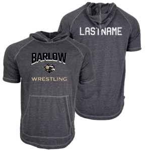 Joel Barlow HS Custom Heat Press Short Sleeve Hoodie T-Shirt