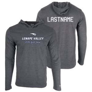 Lenape Valley Girls Soccer Custom Heat Press Long Sleeve Hoodie T-Shirt