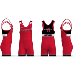 Warhawks Wrestling Club Red Men's Singlet