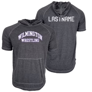 Wilmington Wrestling Club Custom Heat Press Short Sleeve Hoodie T-Shirt 2025