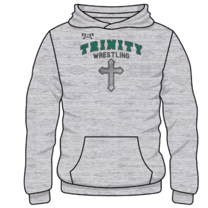 Trinity High School (Camp Hill) Men's Custom Sublimated Decal Grey Hoodie