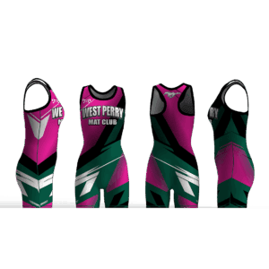 West Perry Mustangs Pink Women's Custom Singlet 2025
