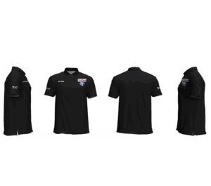 Armstrong Youth  BLACK Men's Custom Polo