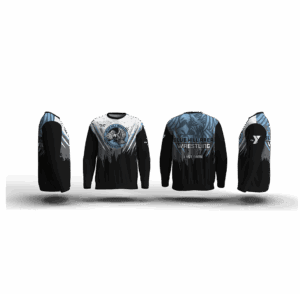 Blue Hill Area Wrestling BLACK & WHITE Elite Sublimated Crewneck