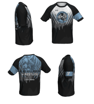 Blue Hill Area Wrestling Loose Short Sleeve Dri-Fit