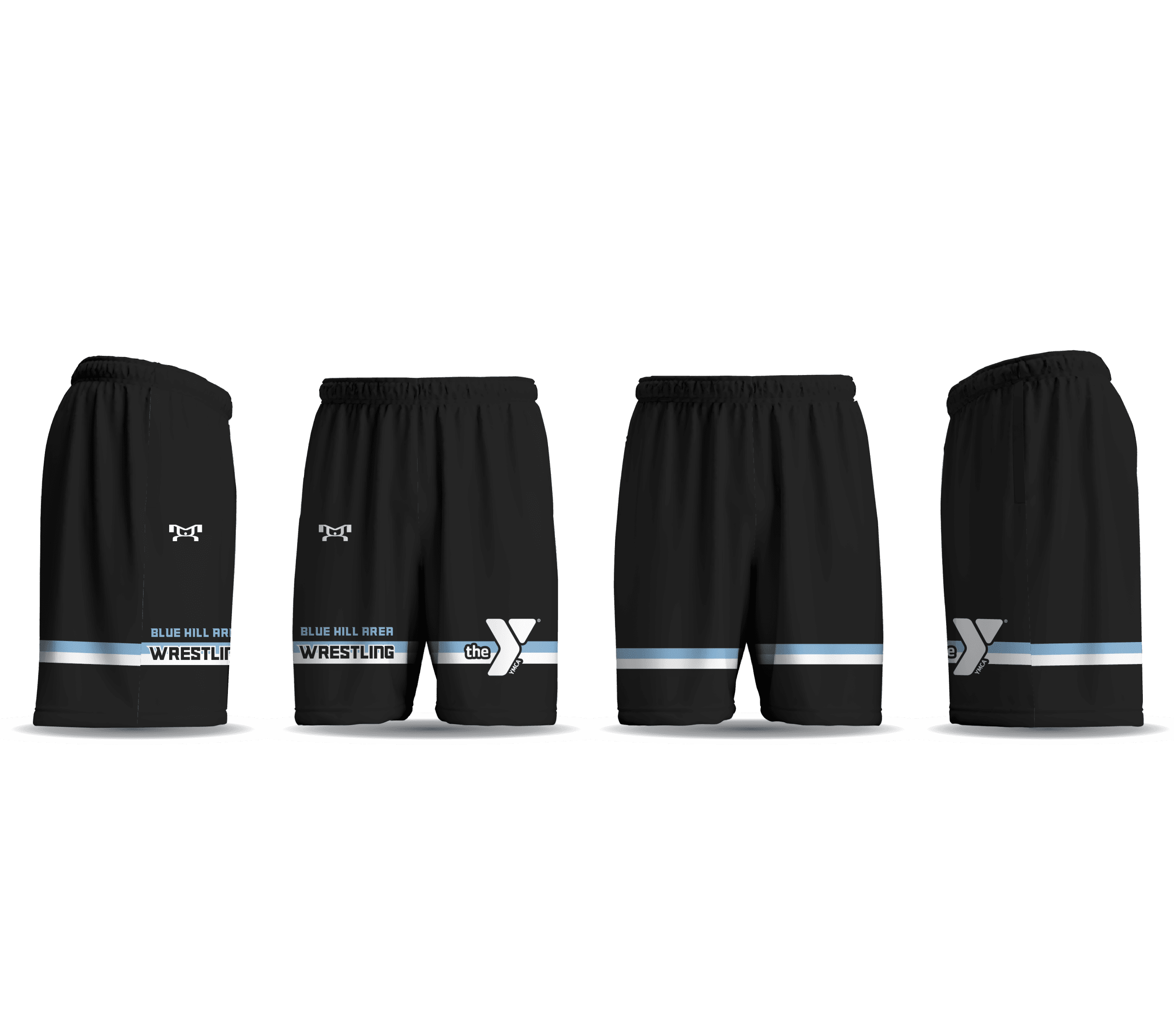 Blue Hill Area Wrestling Evolve Mesh Short