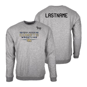 Penn Manor Wrestling MyHOUSE Heat Press Challenger Crewneck