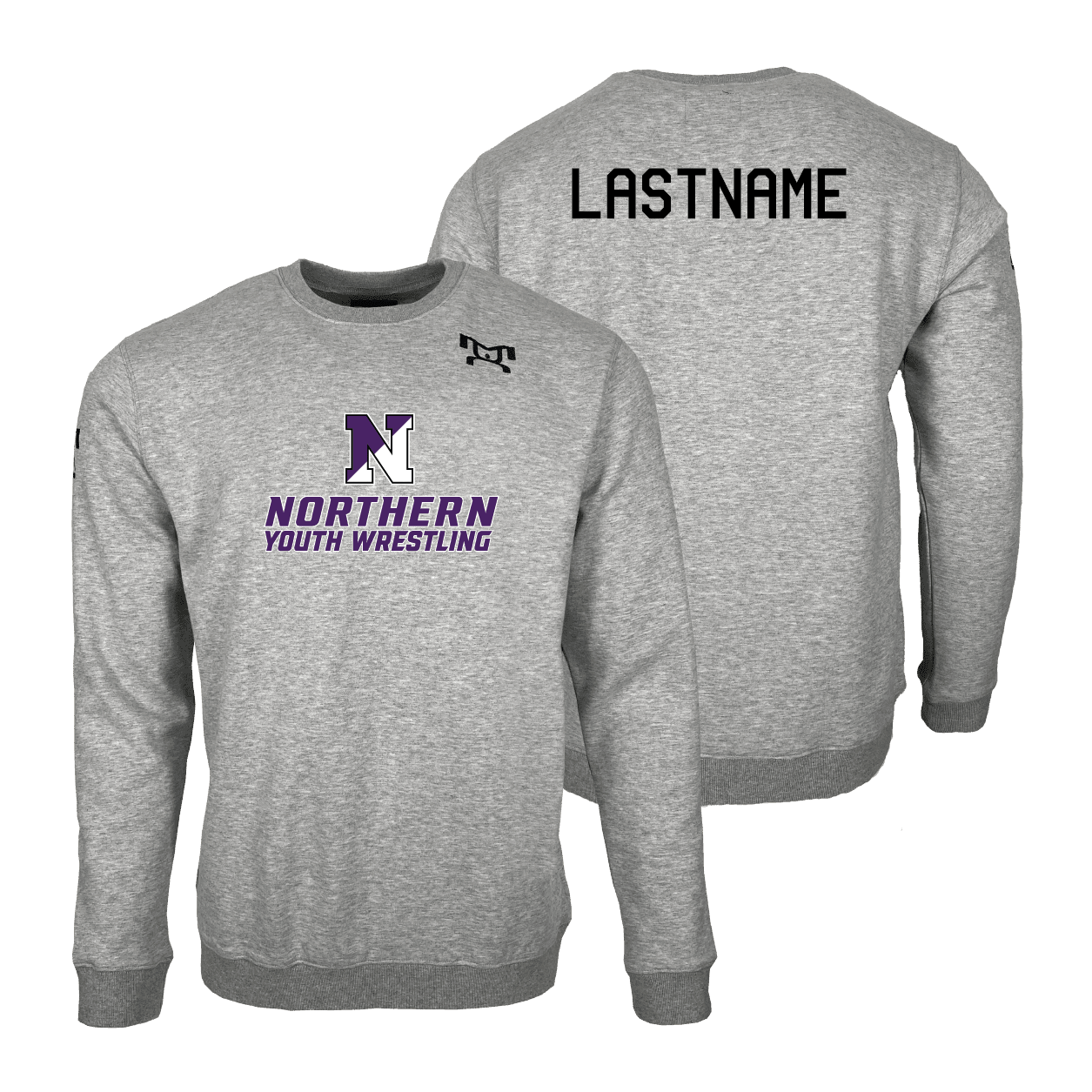 Northern York Youth Wrestling MyHOUSE Heat Press Challenger Crewneck