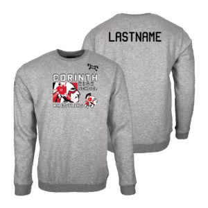 Corinth High School Wrestling 38834 MyHOUSE Heat Press Challenger Crewneck