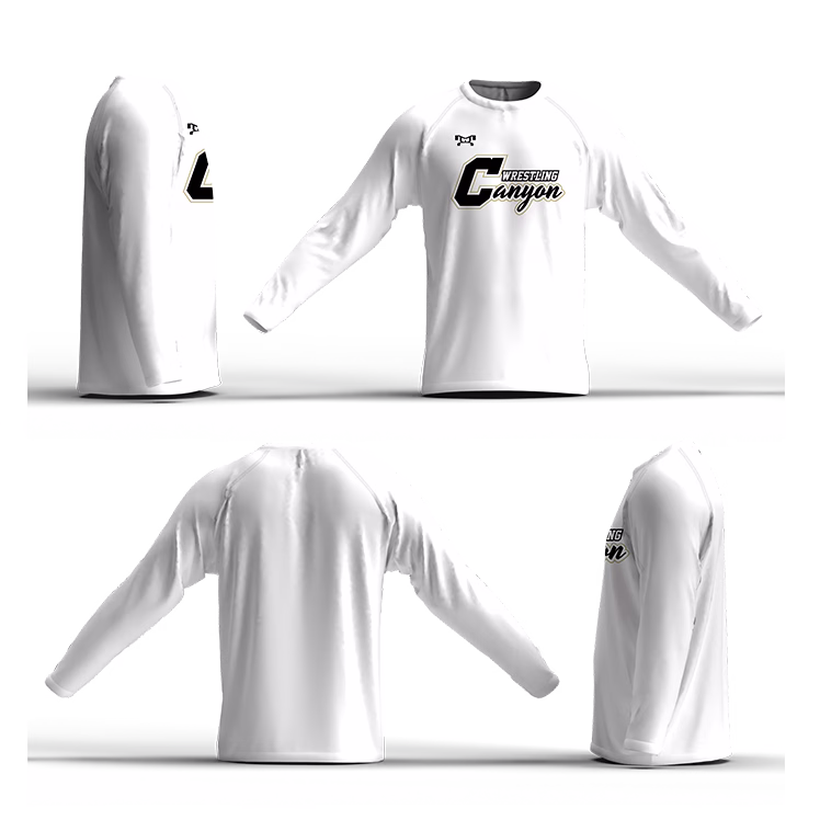Canyon Loose Long Sleeve White Dri-Fit