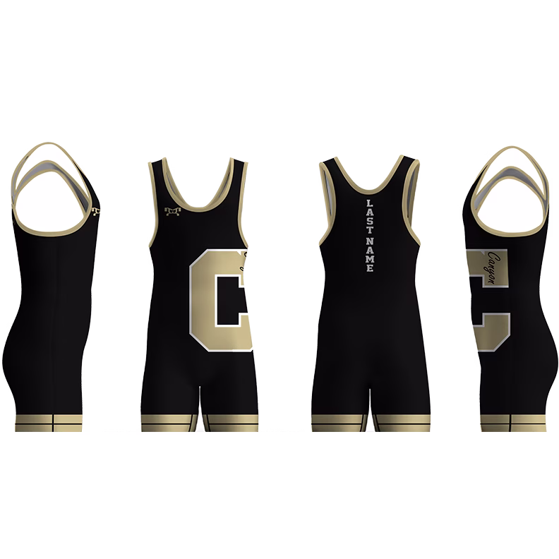 Canyon Black Men's Singlet 2 inch comfort band