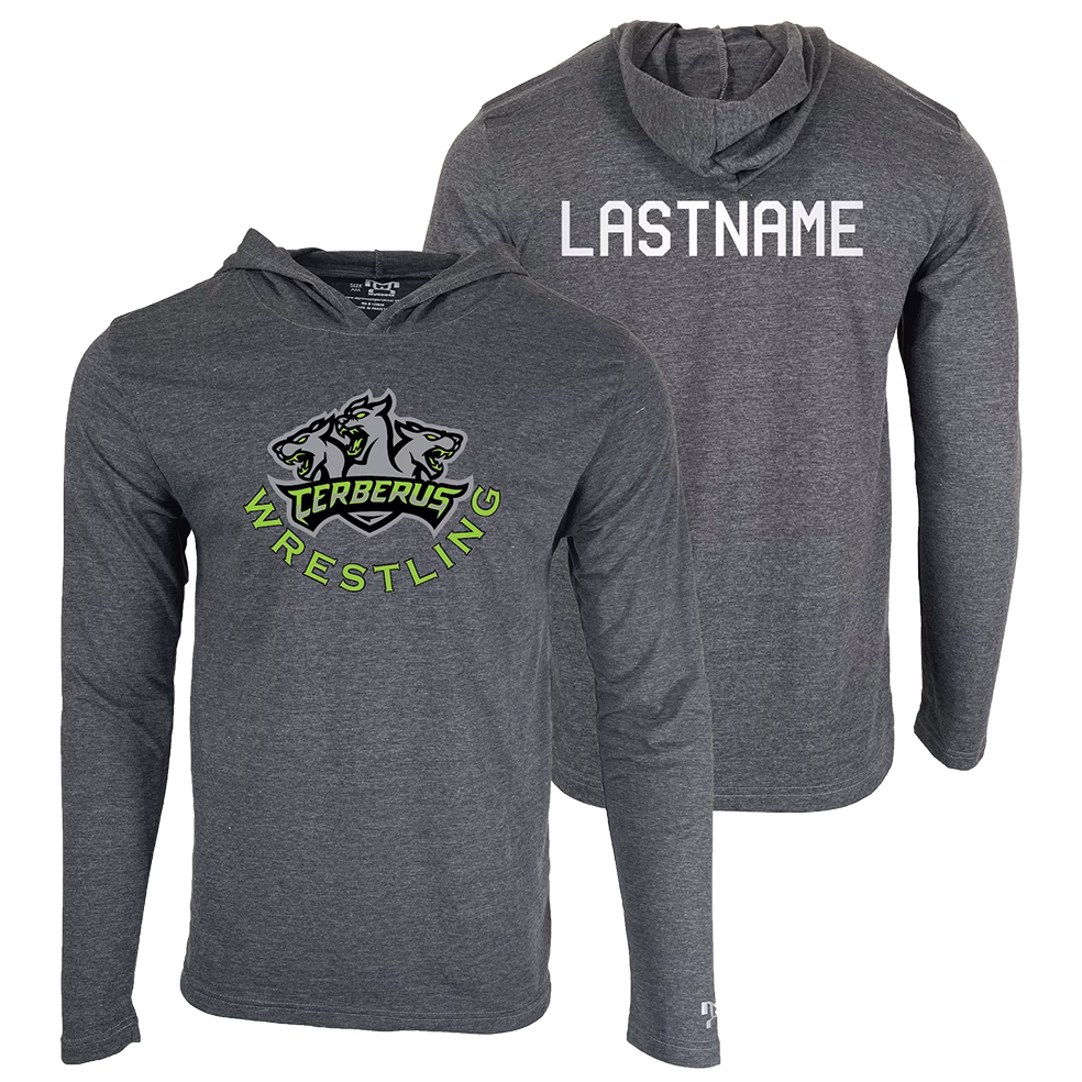 Cerberus Wrestling Club Custom Heat Press Long Sleeve Hoodie T-Shirt