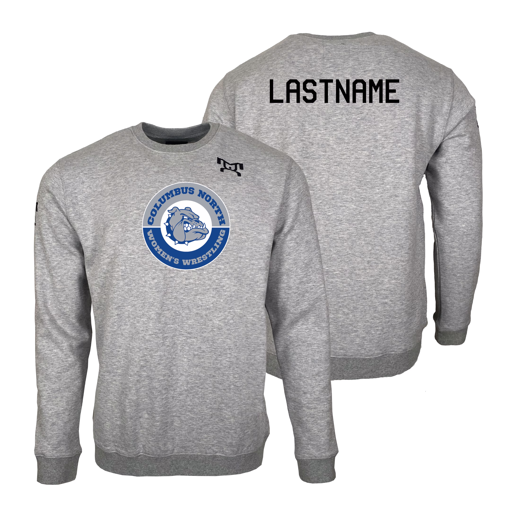 Columbus North Girls Wrestling MyHOUSE Heat Press Challenger Crewneck