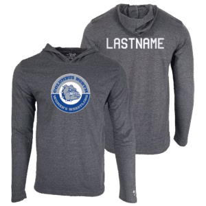 Columbus North Girls Wrestling Custom Heat Press Long Sleeve Hoodie T-Shirt