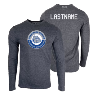 Columbus North Girls Wrestling Custom Heat Press Long Sleeve T-Shirt