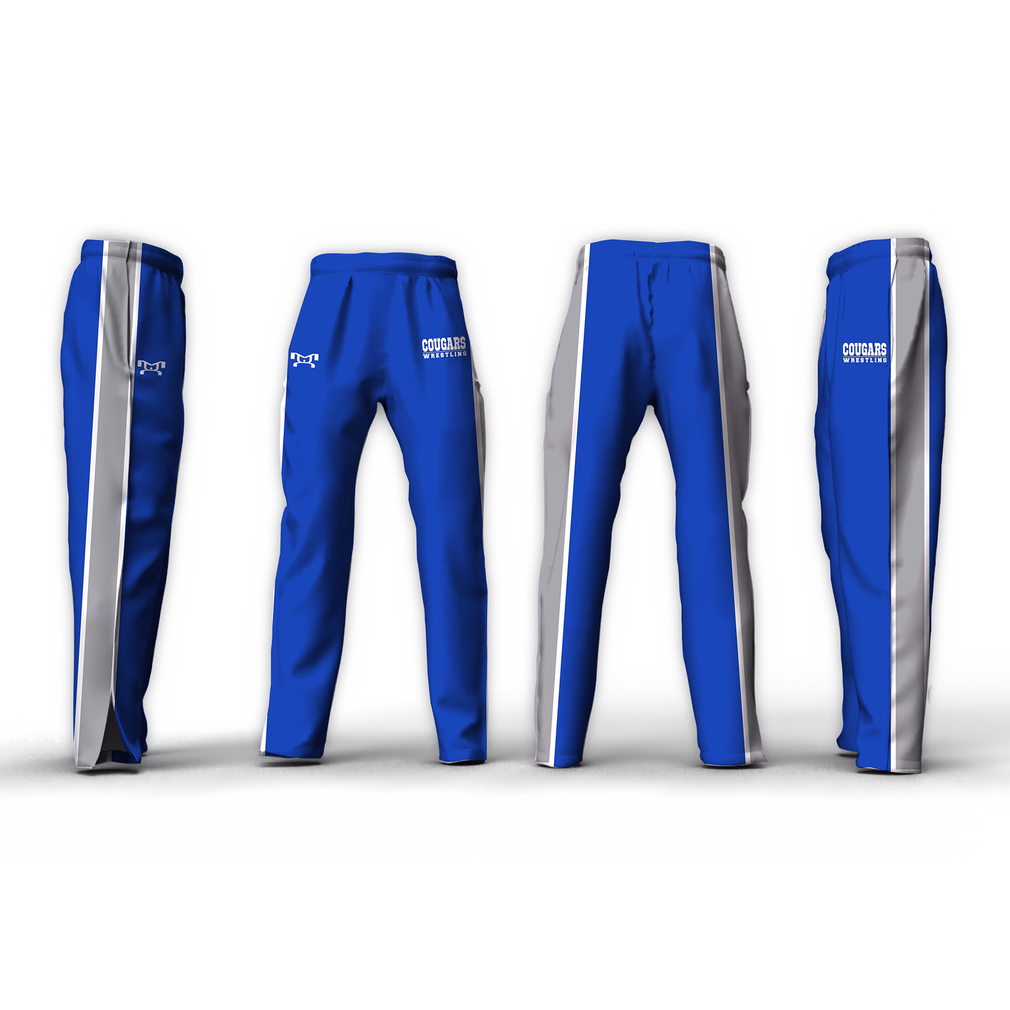 Cougar Wrestling Athletic Pant (Tapered/Zipper)