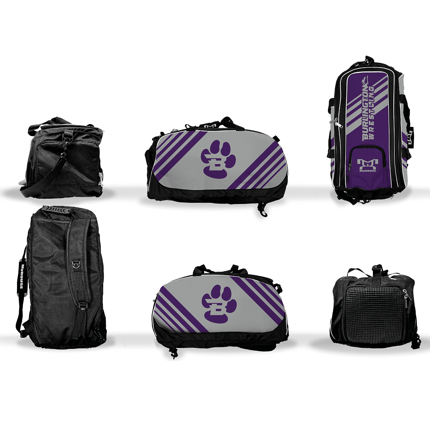 Burlington Girls Wrestling Conversion Duffel Bag/Backpack