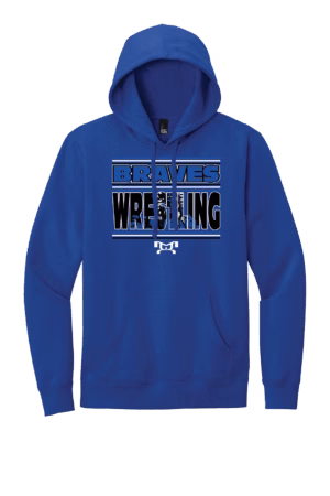 Williamstown Youth Wrestling Royal Heat Press BLUE Hoodie