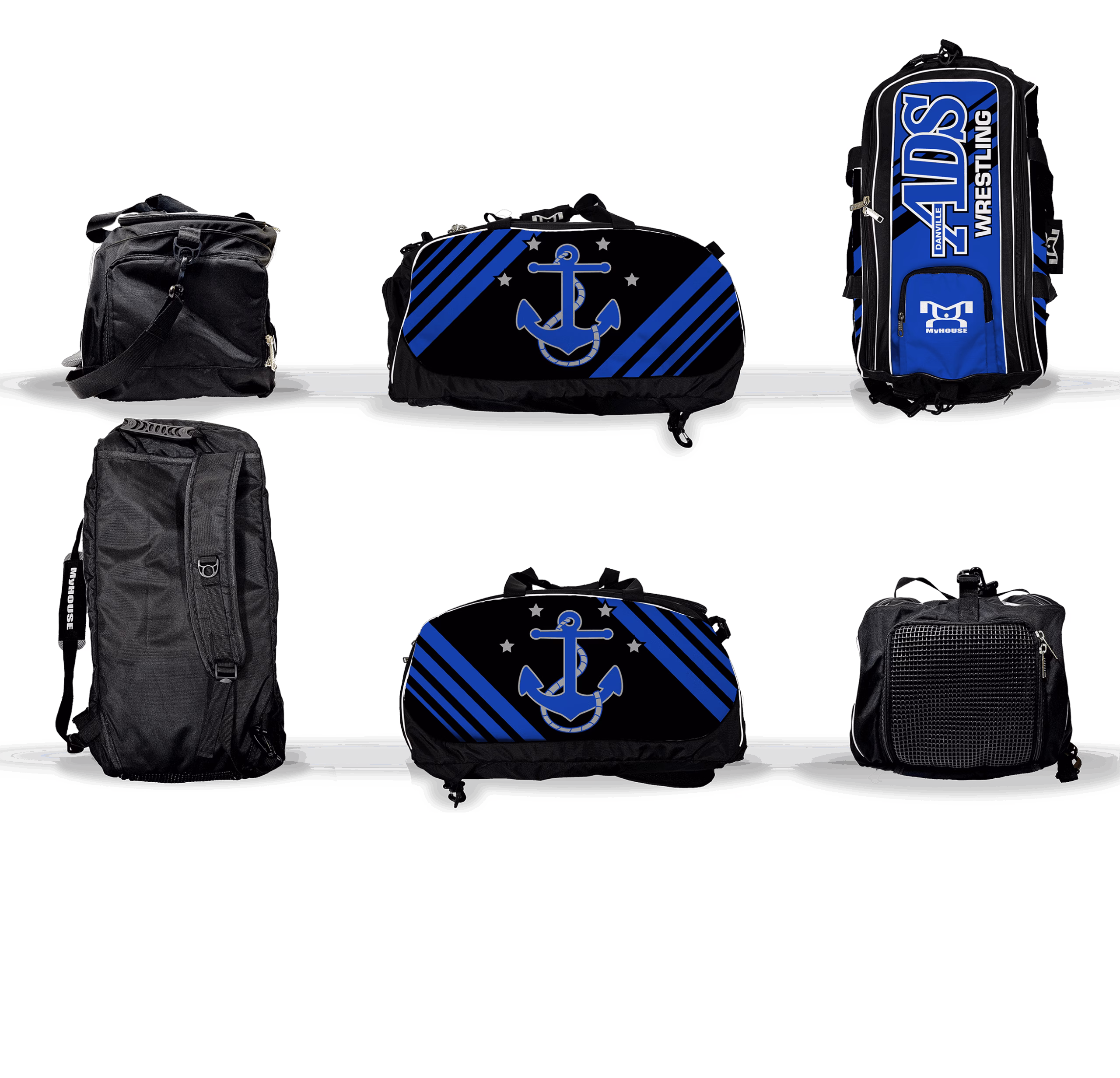 Danville Admirals Wrestling Conversion Duffel Bag/Backpack
