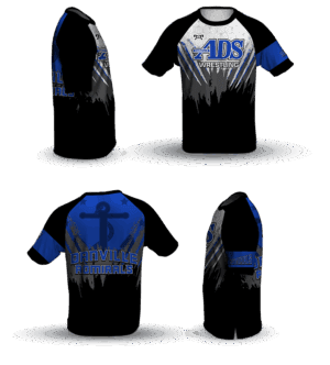 Danville Admirals Wrestling Loose Short Sleeve Dri-Fit